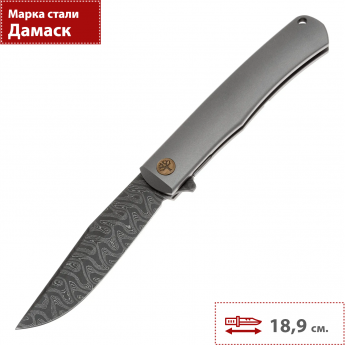 Складной нож BOKER MANUFAKTUR DAMAST ANNUAL KNIFE 2025 1132025DAM Складной нож BOKER MANUFAKTUR DAMAST ANNUAL KNIFE 2025 1132025DAM